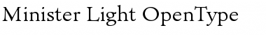 Download Minister Light Font