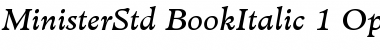Download Minister Std Book Italic Font