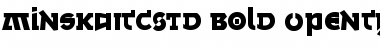 Download Minska ITC Std Bold Font