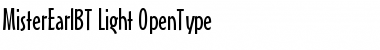 Download Mister Earl Light Font Title Preview