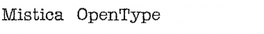 Download Mistica Medium Font Title Preview