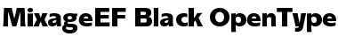Download MixageEF Black Font