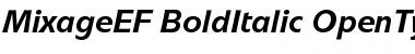Download MixageEF BoldItalic Font