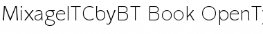 Download ITC Mixage Book Font Title Preview