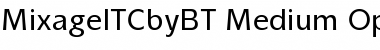 Download ITC Mixage Medium Font Title Preview