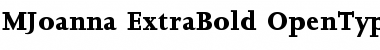 Download Joanna Extra Bold Font Title Preview