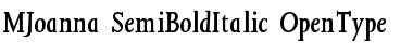 Download Joanna Semi Bold Italic Font Title Preview