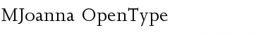 Download Joanna Regular Font Title Preview