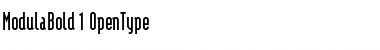 Download ModulaBold Regular Font Title Preview