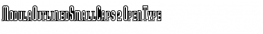 Download Modula OutlinedSmallCaps Font