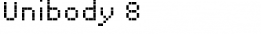 Download Unibody 8 Regular Font Title Preview