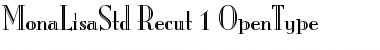 Download ITC Mona Lisa Std Recut Font Title Preview