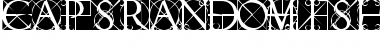 Download CapsRandomish Regular Font Title Preview