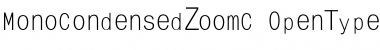 Download MonoCondensedZoomC Regular Font