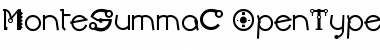 Download MonteSummaC Regular Font