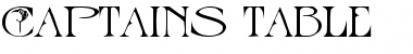 Download Captain's Table Regular Font Title Preview