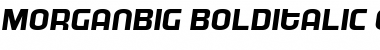 Download MorganBig Bold Italic Font