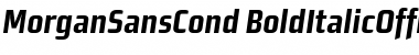 Download MorganSansCond Bold ItalicOffice Font