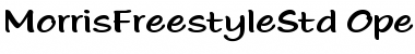 Download Morris Freestyle Std Regular Font
