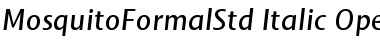 Download Mosquito Formal Std Italic Font