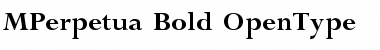 Download Perpetua Bold Font Title Preview