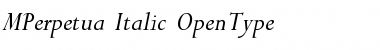 Download Perpetua Italic Font Title Preview