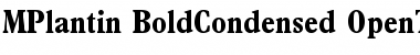 Download Plantin Bold Condensed Font Title Preview