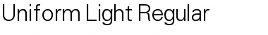 Download Uniform Light Regular Font Title Preview