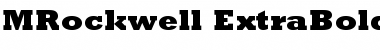 Download Rockwell Extra Bold Font Title Preview