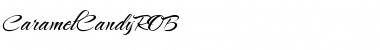 Download CaramelCandy ROB Font Title Preview