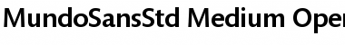 Download Mundo Sans Std Medium Font