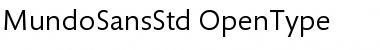 Download Mundo Sans Std Regular Font