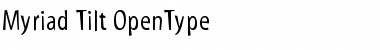 Download Myriad Tilt Font