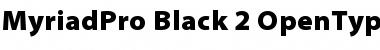 Download Myriad Pro Black Font