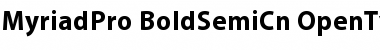 Download Myriad Pro Bold SemiCondensed Font