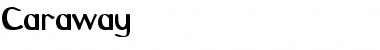 Download Caraway Regular Font Title Preview