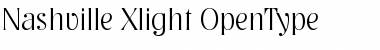 Download Nashville-Xlight Regular Font Title Preview