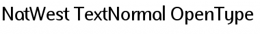 Download NatWest TextNormal Font