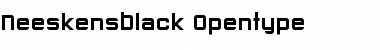 Download Neeskens Black Font