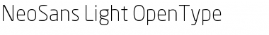 Download NeoSans Light Font Title Preview