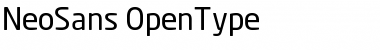 Download NeoSans Regular Font Title Preview
