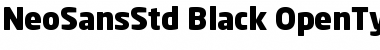 Download Neo Sans Std Black Font