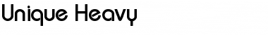 Download Unique Heavy Font Title Preview