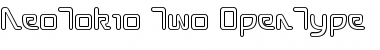 Download NeoTokio Two Font Title Preview