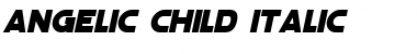 Download Angelic Child Italic Font Title Preview