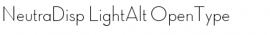 Download Neutra Display Alt Light Font