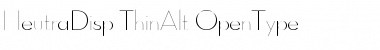 Download Neutra Display Thin Alt Regular Font