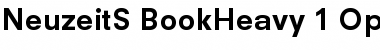 Download NeuzeitS BookHeavy Font Title Preview