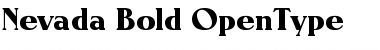 Download Nevada-Bold Regular Font Title Preview