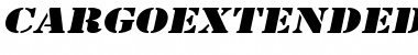 Download CargoExtended Italic Font Title Preview